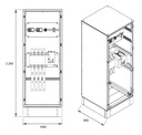 CUADRO CONMUTACION AUTOMATICA  SEÑALIZACIÓN 4P 1600A PROT. SOBRETENSIONES