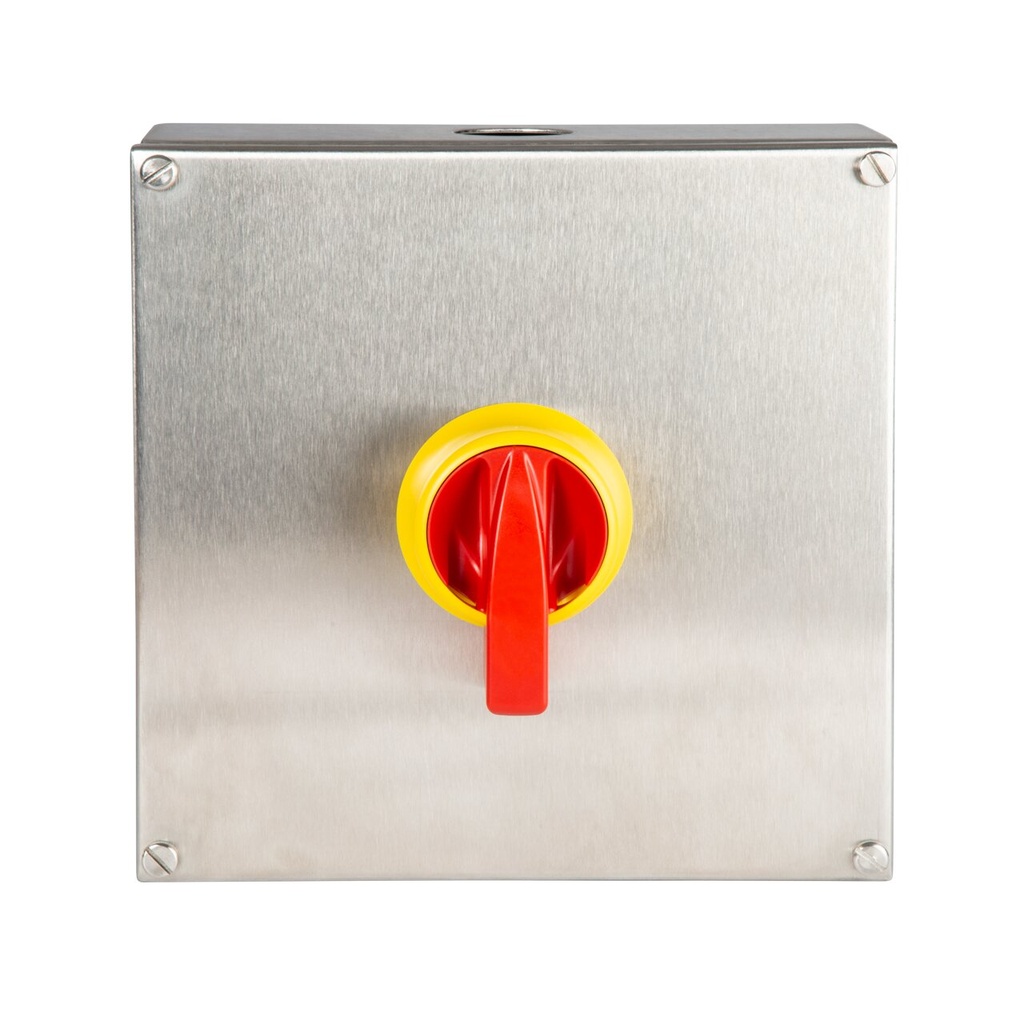 INTERRUPTOR 6P.32A. MANDO IP69K EN CAJA INOX