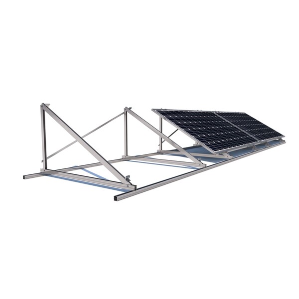 SUNFER 21H2 15º Kit de triangulo con subestructura para 2 módulos en horizontal
