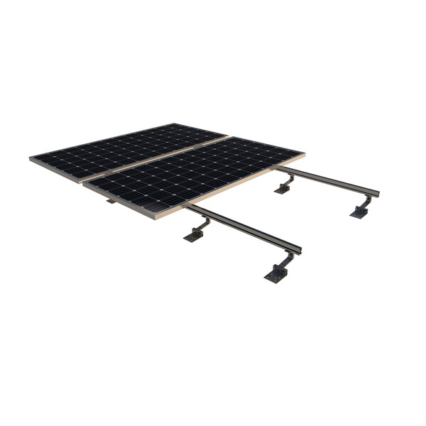 SUNFER 02.4V6  Kit para anclaje a losa de hormigón/madera. 6 módulos vertical