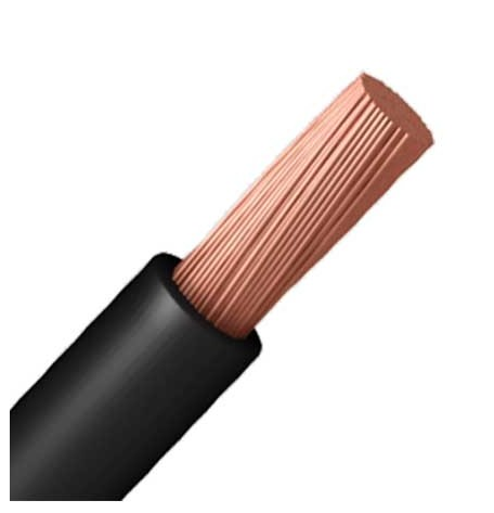 Cable NEGRO 6mm2 Libre Halógenos H07Z1-K 1m