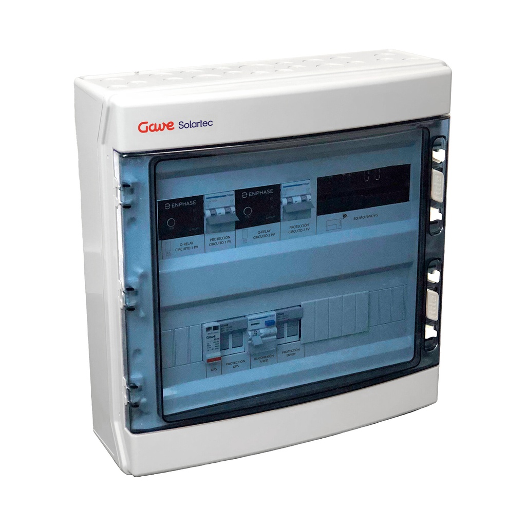 CAJA AC ENPHASE MONOFASICA 2 CIRCUITOS GAVE