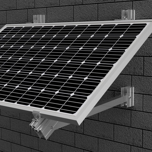 [15H1 30º/35º] SUNFER 15H1 Kit de triangulo para fachada de hormigón. 1 módulo horizontal