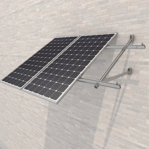 [15V1 30°/35°] SUNFER 15V1 Kit de triangulo en fachada de hormigón para 1 módulo en vertical