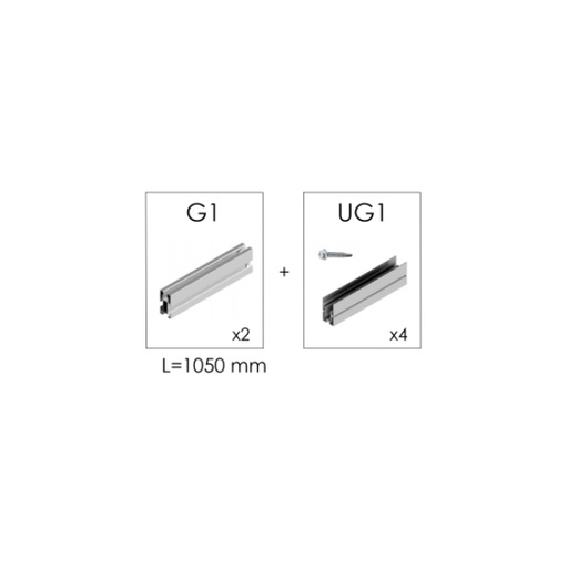 [S16-1] SUNFER S16 Kit de unión para módulos en horizontal