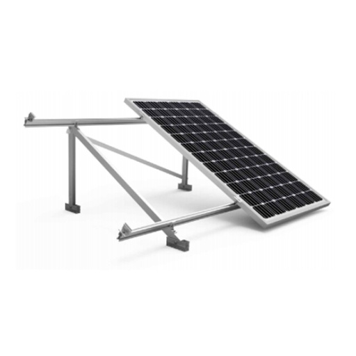[09V4 30º] SUNFER 09V4 30º Kit de triangulo para 4 módulos para hormigón. Vertical