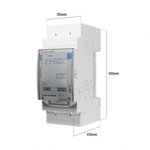 [MTR-1P-100A-CG] WALL BOX POWER METER 1-PHASE