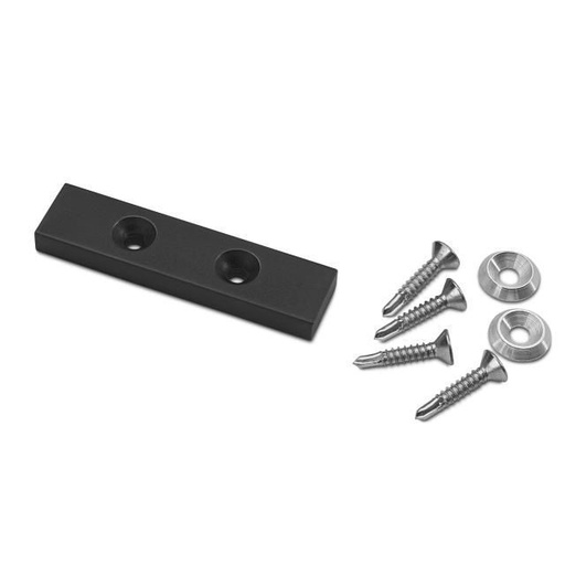 [03-000404] NOVOTEGRA Set pletina antideslizante para fachada 80 x 20 x 8 mm. negro