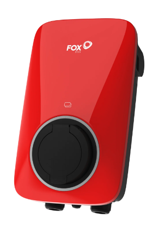 [30-501-73280-00-R] Single Phase AC Charging Pile 7.3kW- Socket RED