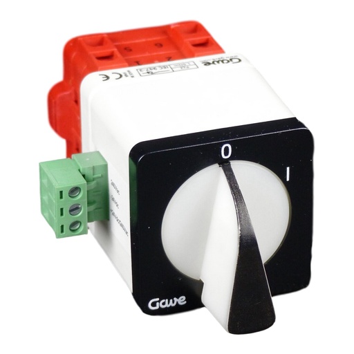 [A-552212L] INTERRUPTOR LUMINOSO ROJO/VERDE 230V 3P 25A