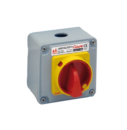 [AB55225F3] INTERRUPTOR  3P 25A D0 F300 PROTEC