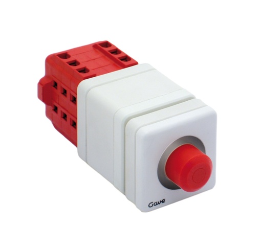 [AEP222010] CONMUTADOR EMPUJE PULSADOR ROJO 2NA+2NC