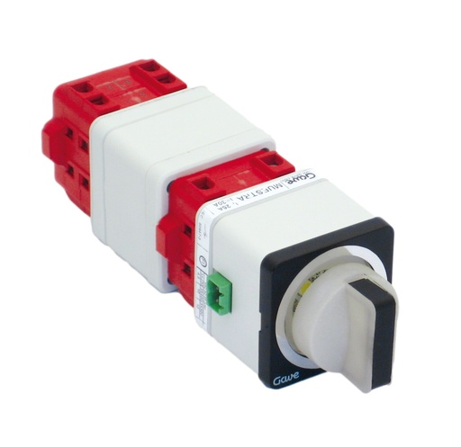 [AEV112000] INTERRUPTOR GIRO Y EMPUJE  1M 1S 25A.