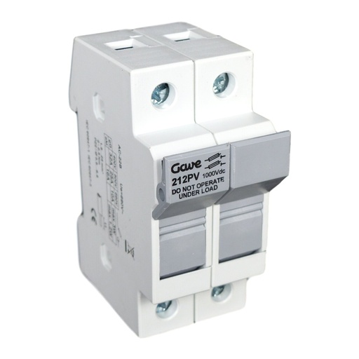 [212PV] PORTAFUSIBLE 2P 20A 1000VDC GAVE