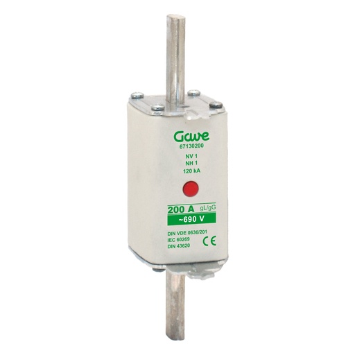 [67130200] FUSIBLE NH IND.FUSION 200A.AM T1