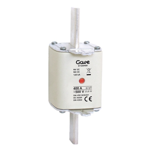 [67320400] FUSIBLE NH IND.FUSION 400A.GG T3