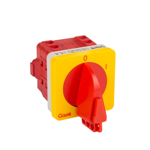 [AH5530000] INTERRUPTOR 4P.12A.D0 ENCLAVABLE CANDADO ROJO/AMARILLO