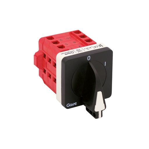 [AJ5530000] INTERRUPTOR 4P.12A.D0 ENCLAVABLECANDADO GRIS/NEGRO