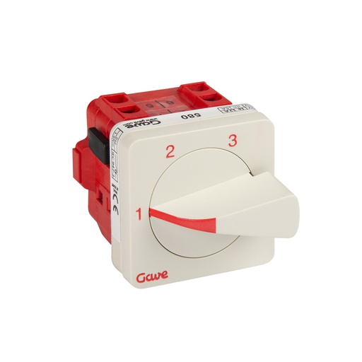 [A-5802000] CONMUTADOR GAVE SIN 0 1P 3 POS.25A.D0