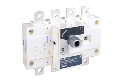 [55AC4012] INTERRUPTOR GAVE SECCIONADOR 4P x 125A