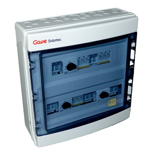 [STM21025P20S/3] CAJA MODULAR CONEXIÓN PV - 2STRINGS 1000V 25A FUS20A 3MPPT SALIDAS INDIVIDUALES GAVE