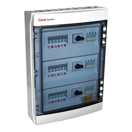 [STM31016P12S/3] CAJA MODULAR CONEXIÓN PV - 3STRINGS 1000V FUS 12A 3MPPT SALIDAS INDIVIDUALES