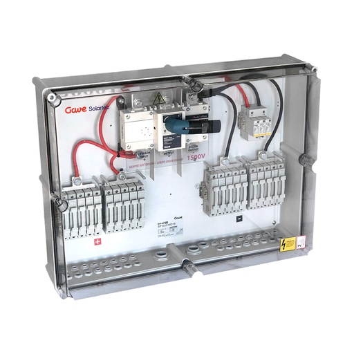 [SP101516D15] CAJA CONEXIÓN PV 1500V 10 STRINGS - FUS 15A - SECCIONADOR 160A + PROTECTOR SOBRETENSIONES