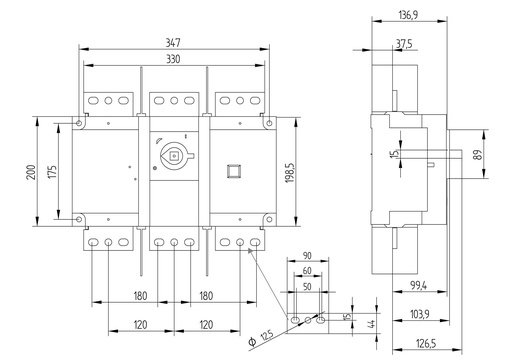 [55AC3250] INTERRUPTOR SECCIONADOR 3P x 2500A